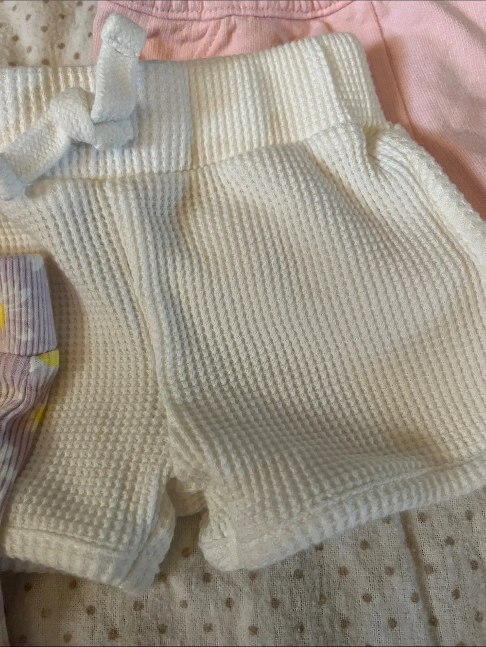 Carter's Pink, White & Lavender Daisy Diaper Cover Set